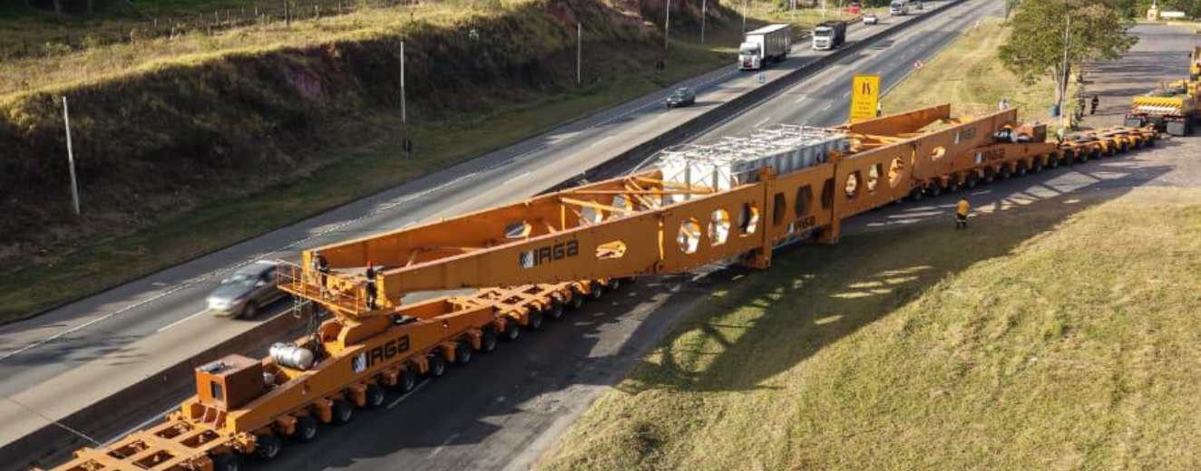 Transporte de carga especial é adiado na Via Dutra devido às condições climáticas