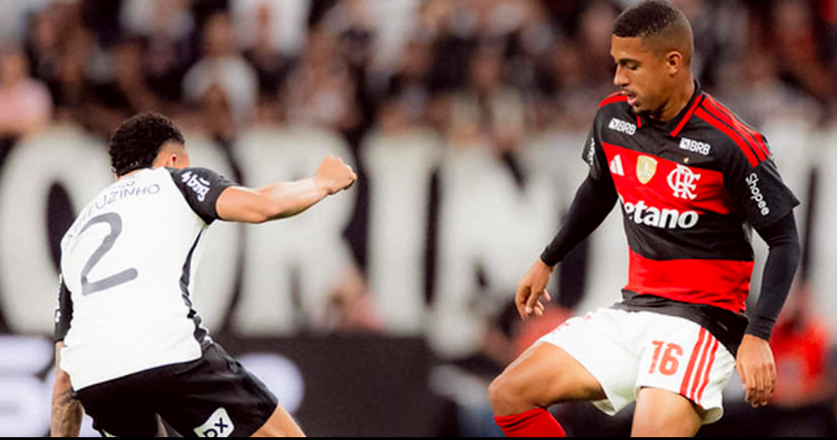 Flamengo empata com o Corinthians fora de casa e segue no G4