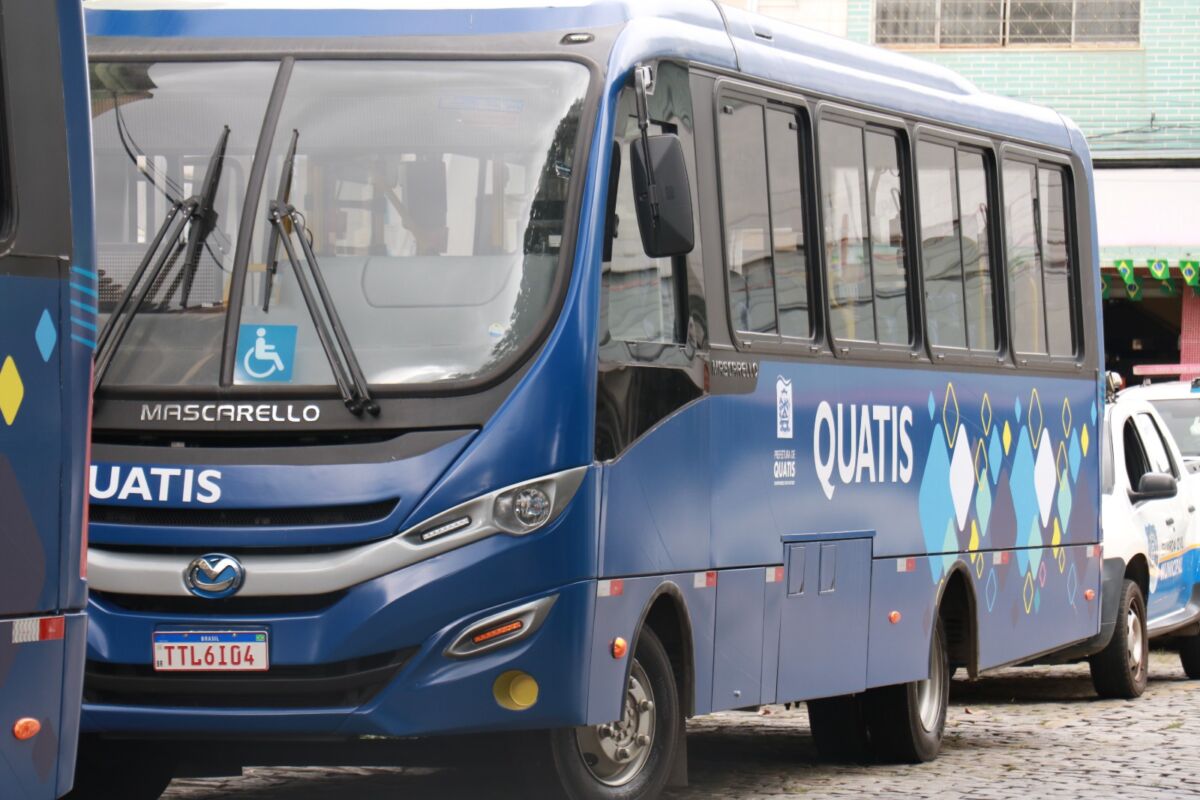Quatis passa a contar com novos ônibus para o transporte coletivo municipal