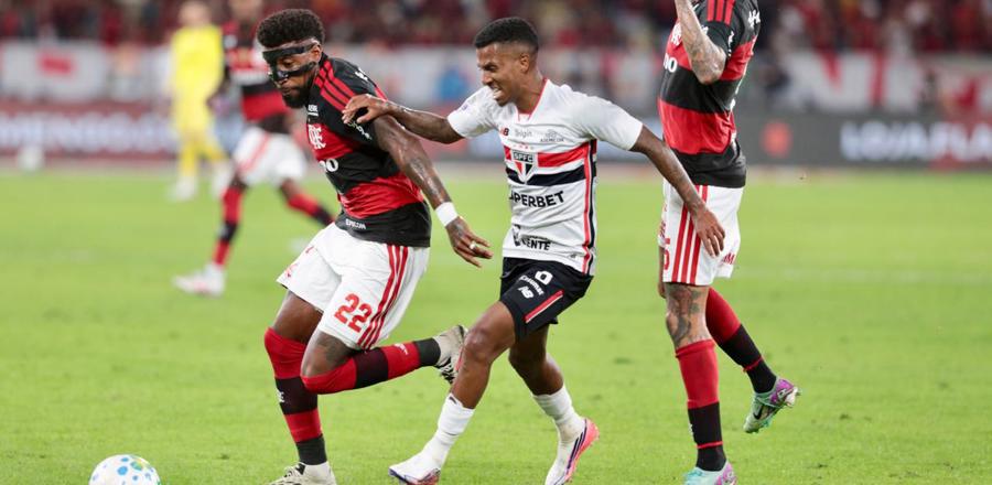 Flamengo empata com o São Paulo no Maracanã e mantém a vice-liderança do Brasileirão
