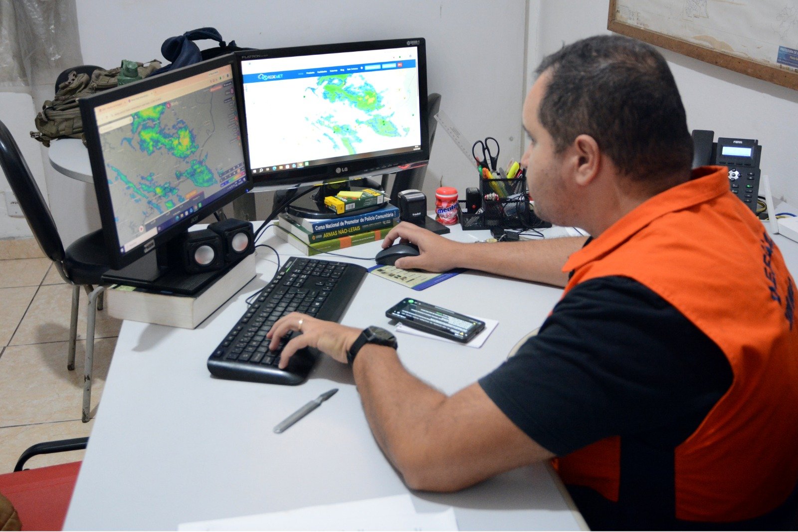 Defesa Civil de Barra Mansa mantém monitoramento diante da previsão de chuva nesta semana