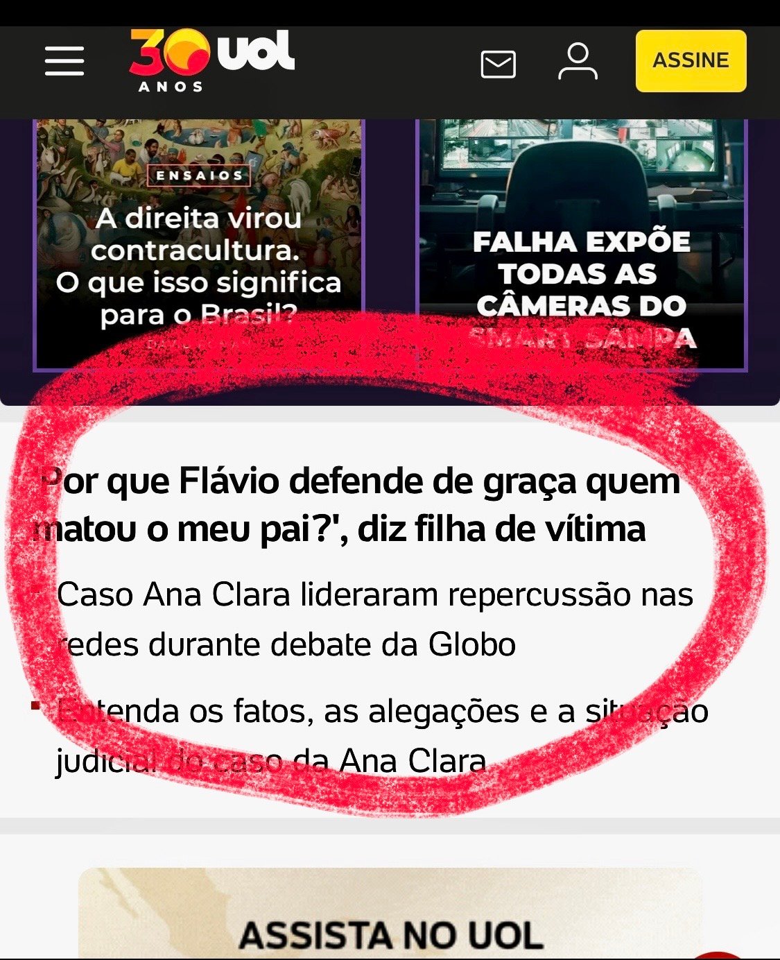 Veículos de comunicação são seletivos na veiculação de matérias negativas contra Flávio Bolsonaro